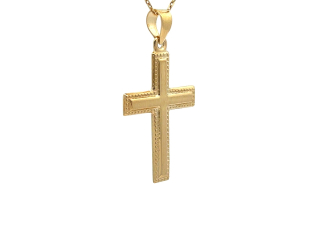 Zlatý prívesok Krížik PRI26803