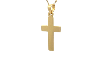Zlatý prívesok Krížik PRI26804