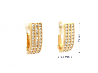 Zlaté náušnice DOP26301