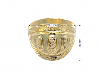 Zlatý prsteň PR24420