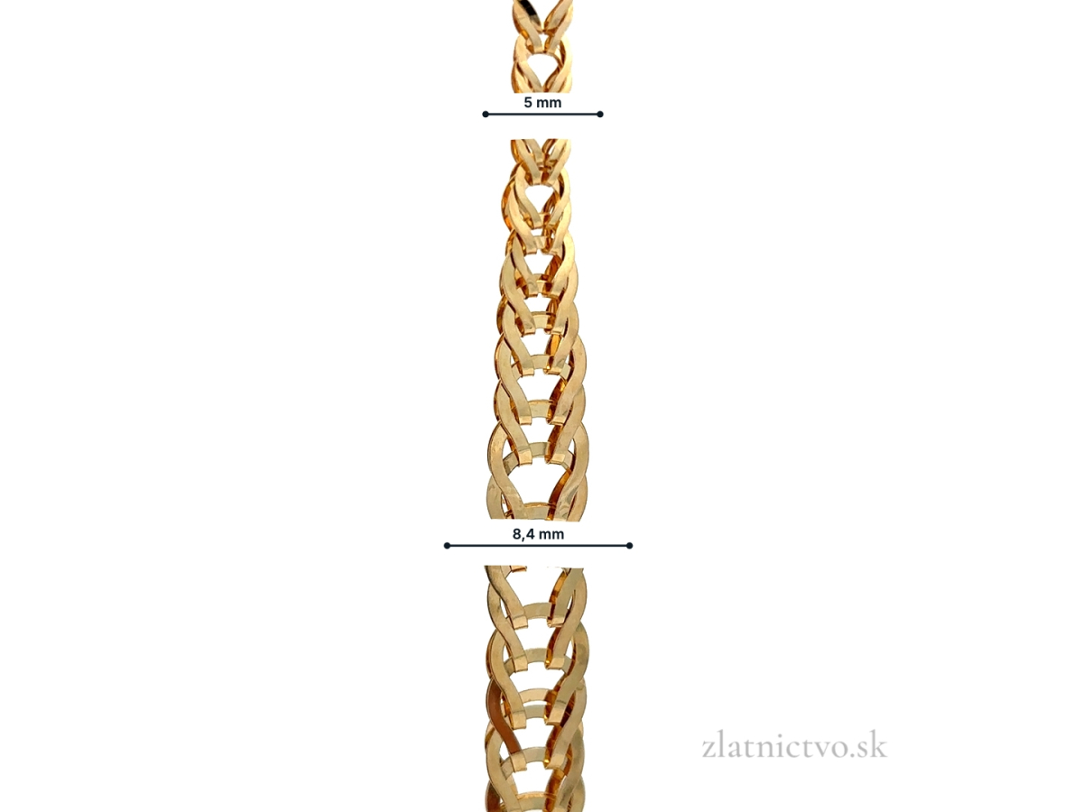 Zlatý dámsky náramok ZN261004