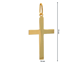 Zlatý prívesok Krížik PRI261015