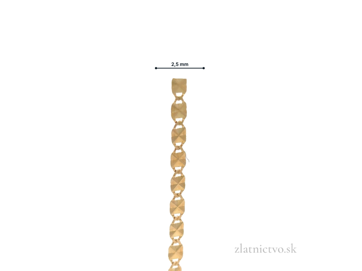 Zlatý dámsky náramok ZN261007