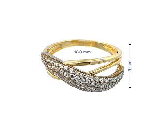 Zlatý prsteň PR24407