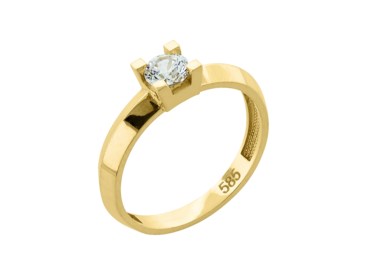 Zlatý prsteň PR21040