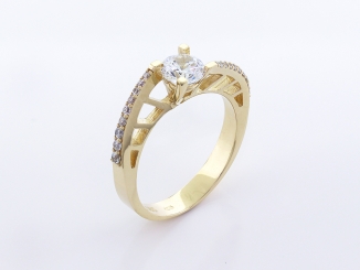 Zlatý prsteň PR21053