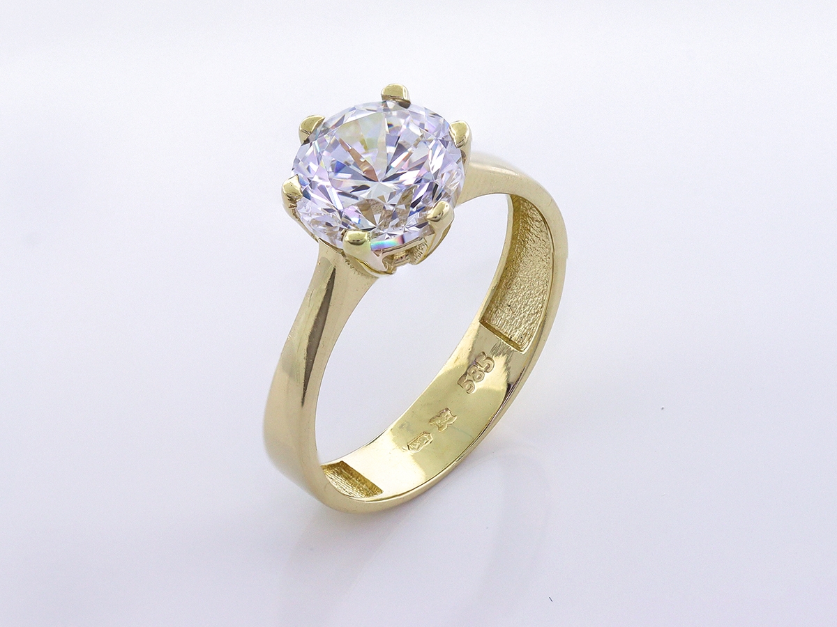 Zlatý prsteň PR21083