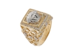 Zlatý pánsky prsteň PP021