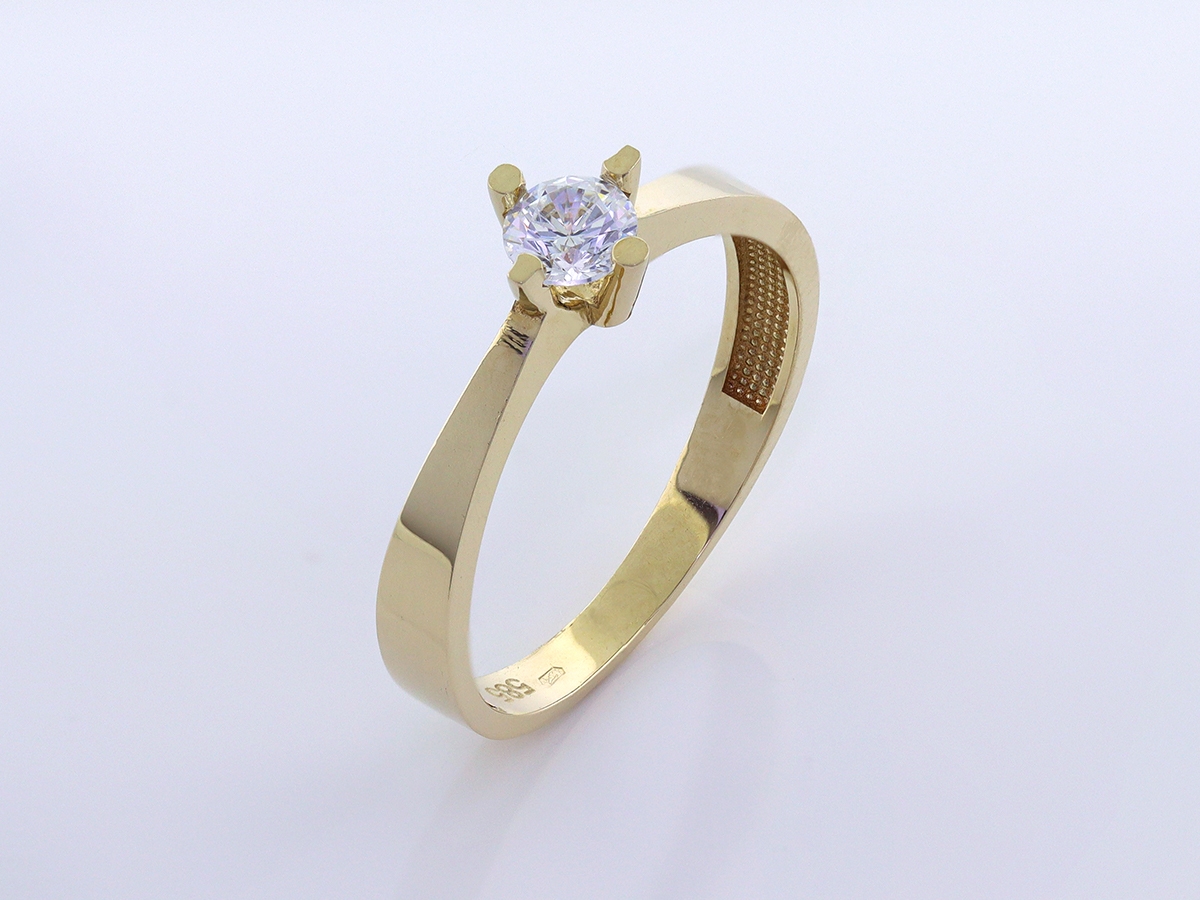 Zlatý prsteň PR21070