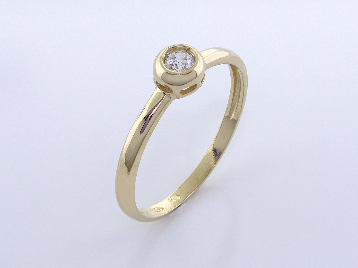 Zlatý prsteň PR21073
