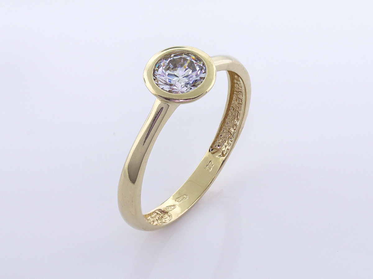 Zlatý prsteň PR21075