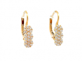 Zlaté náušnice NUP26303