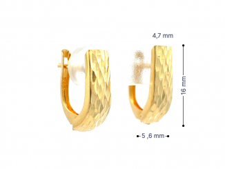 Zlaté náušnice DOP26302