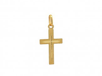 Zlatý prívesok Krížik PRI25803