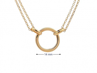 Zlatá retiazka s príveskom RSP260207