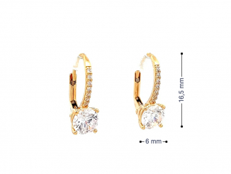 Zlaté náušnice NUP25909