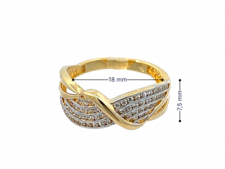Zlatý prsteň PR24401