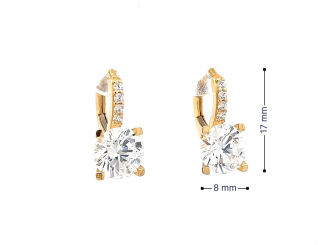 Zlaté náušnice NUP25902