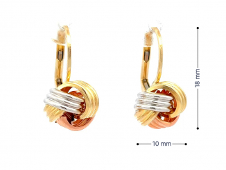 Zlaté náušnice NUP25913