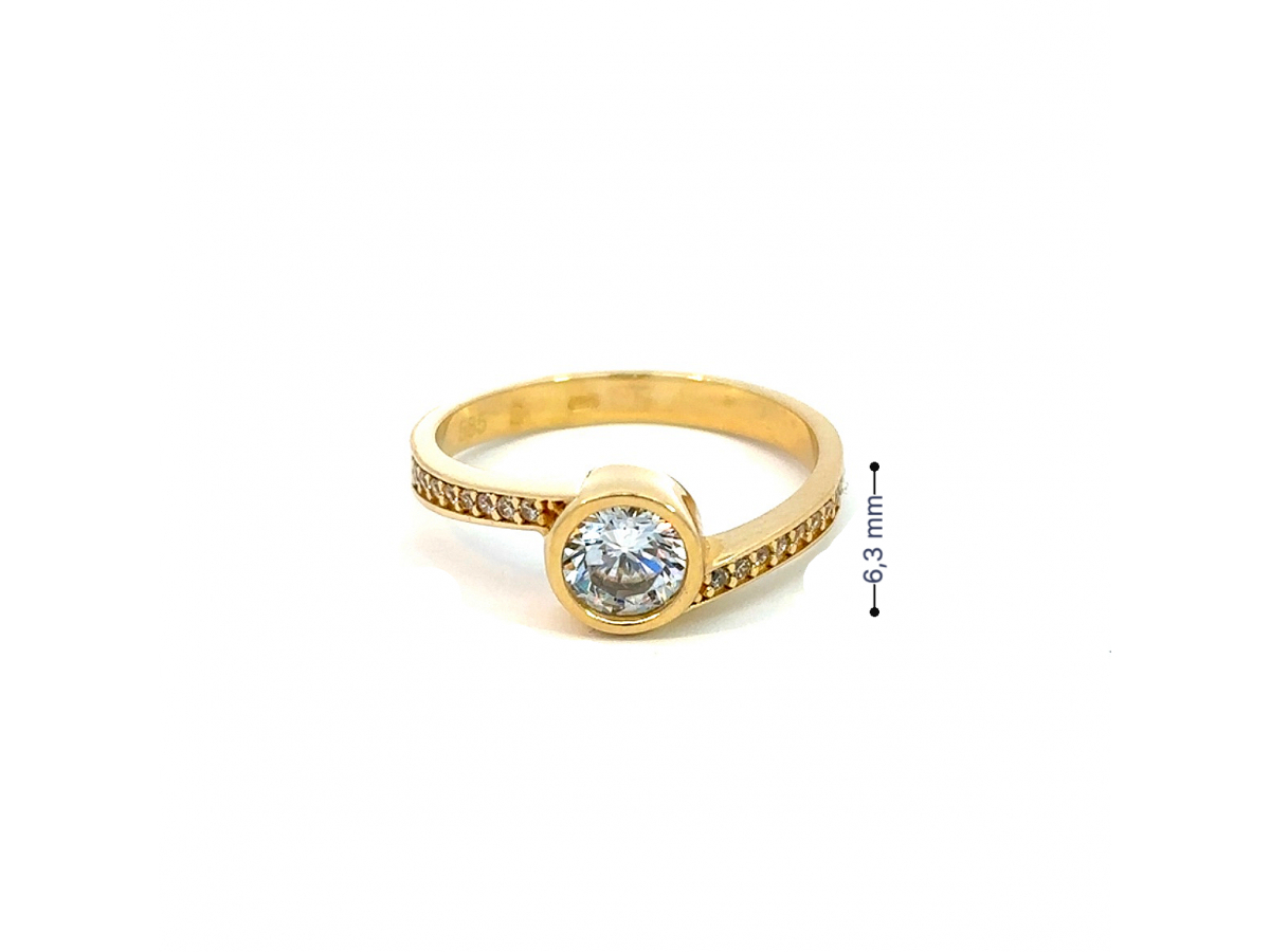 Zlatý prsteň PR24304