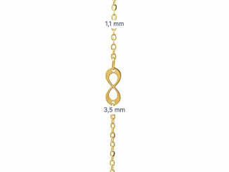 Zlatý náramok ZN251114