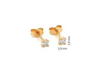 Zlaté náušnice DOP26311