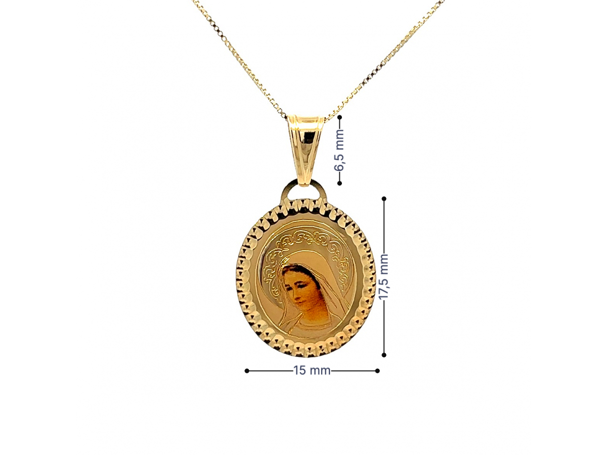 Zlatý prívesok Madona PRI24325