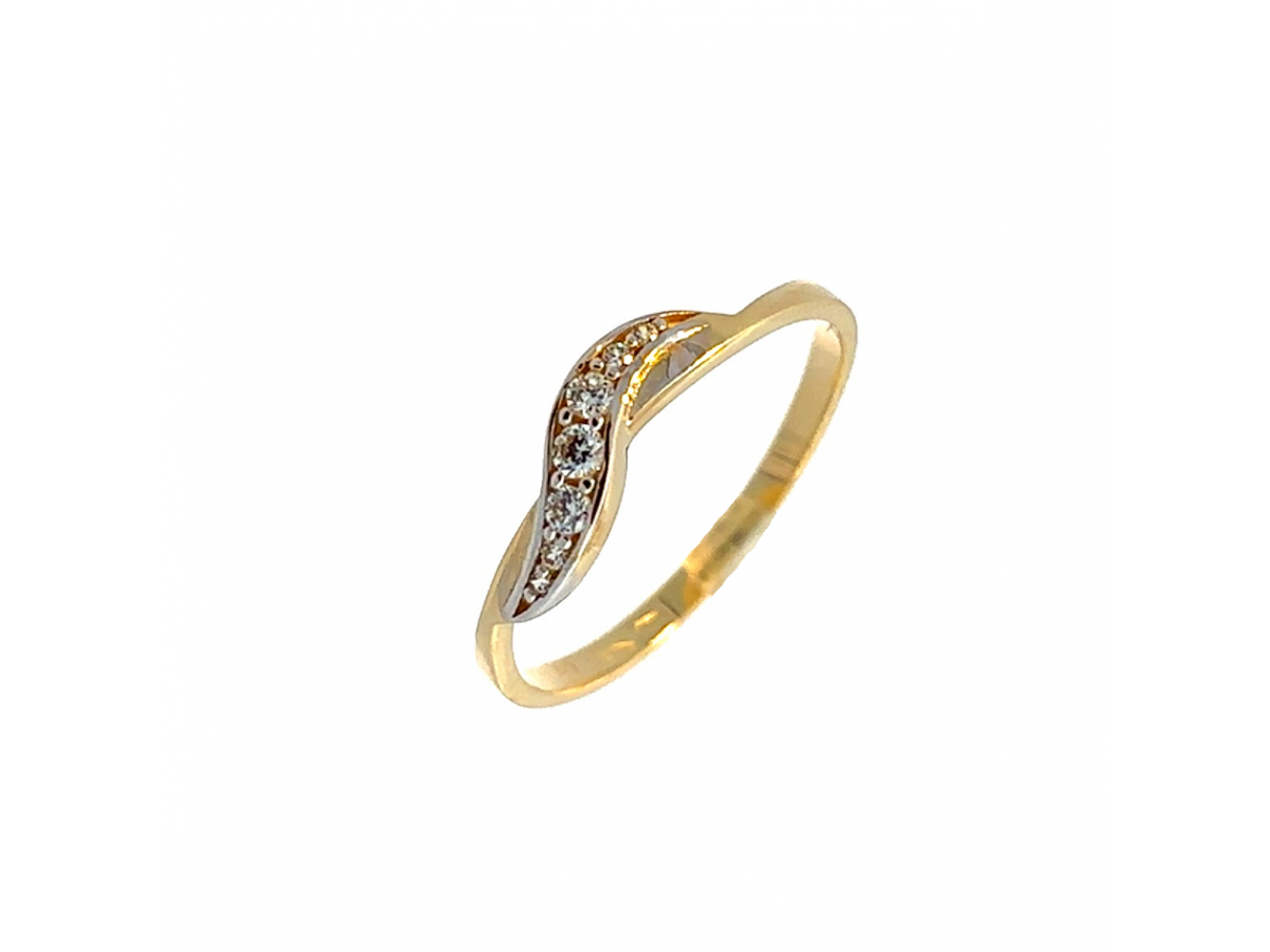 Zlatý prsteň PR24413