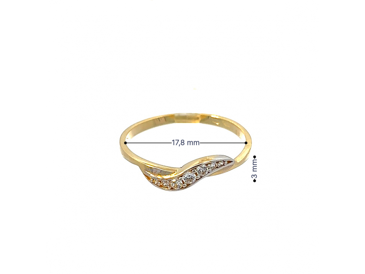 Zlatý prsteň PR24413