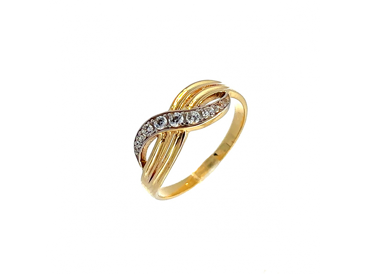 Zlatý prsteň PR24418