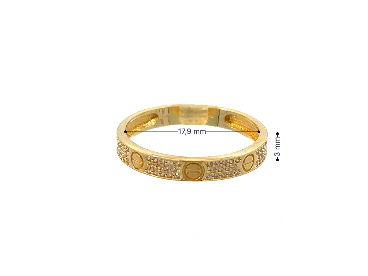 Zlatý prsteň PR24426