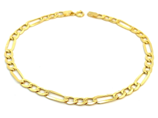 Zlatý náramok Figaro ZN26402