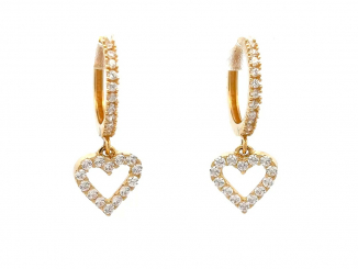 Zlaté náušnice kruhy KRU26201