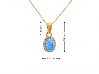 Zlatý prívesok PRI25904A