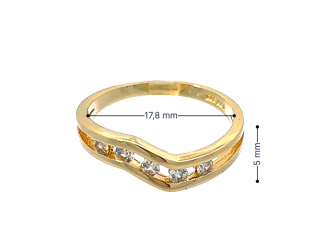 Zlatý prsteň PR24404