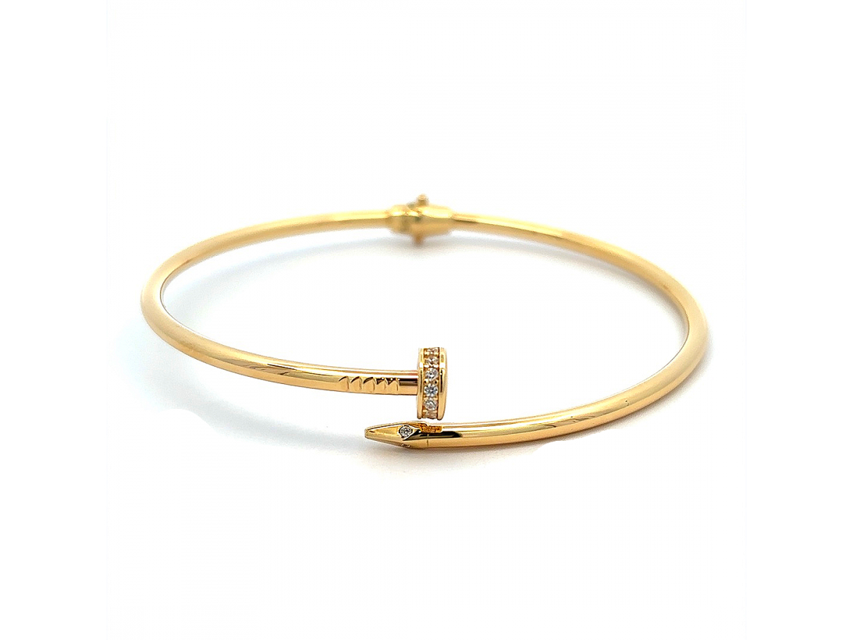 Obrúčový zlatý náramok KLINEC OZN2314