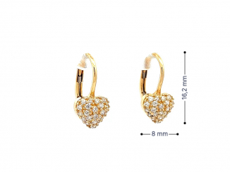 Zlaté náušnice NUP25908