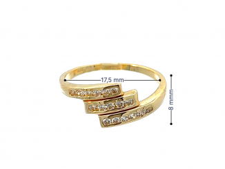 Zlatý prsteň PR24409