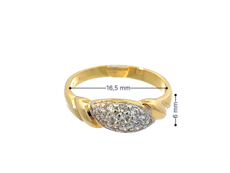 Zlatý prsteň PR24415