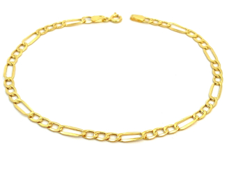 Zlatý náramok Figaro ZN26403