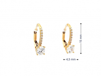 Zlaté náušnice NUP25910
