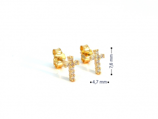 Zlaté náušnice DOP26318