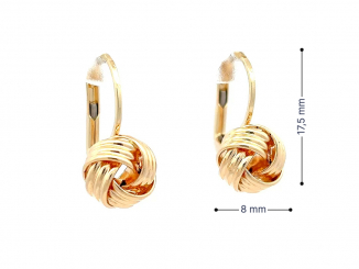 Zlaté náušnice NUP25916