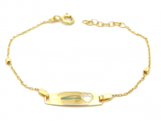 Zlatý detský náramok ZN26305