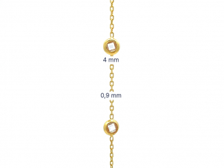 Zlatý náramok ZN251119