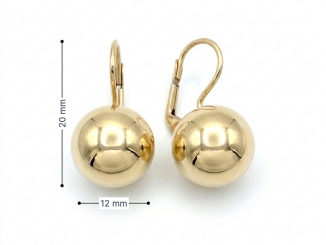 Zlaté náušnice NUP26307