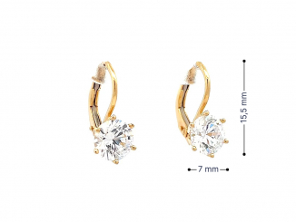 Zlaté náušnice NUP25904