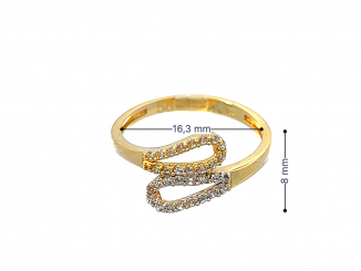 Zlatý prsteň PR24411