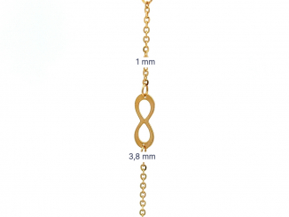 Zlatý náramok ZN251116