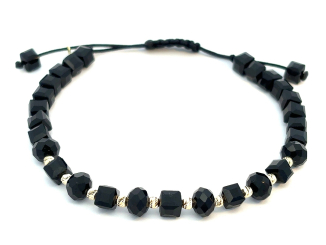 Zlatý šnúrkový náramok ZNS26407